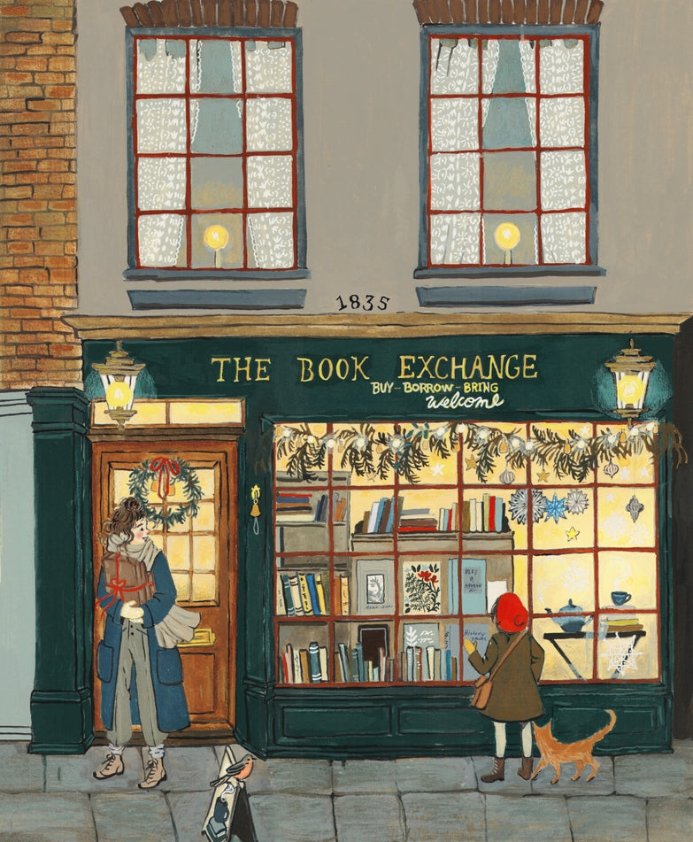 Loré Pemberton The Book Exchange Art Print