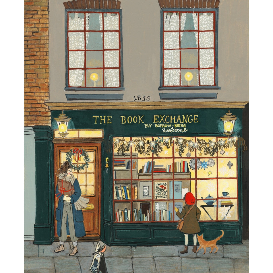 Loré Pemberton The Book Exchange Art Print