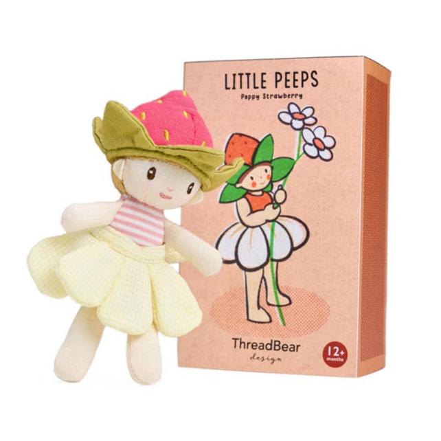 Threadbear Design Little Peeps Poppy Strawberry Doll