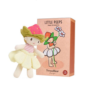 Threadbear Design Little Peeps Poppy Strawberry Doll