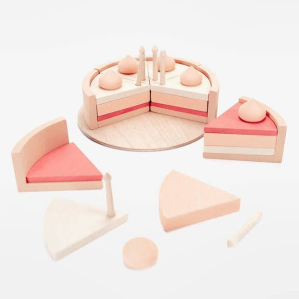 Sabo Concept Wooden Toy Pink Cake