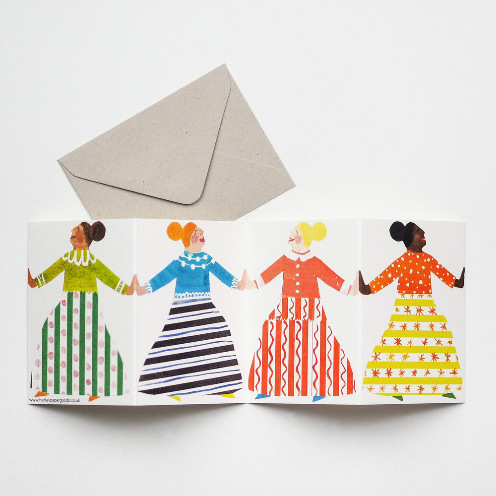 
                  
                    Hadley Paper Goods Dancers Concertina Card
                  
                