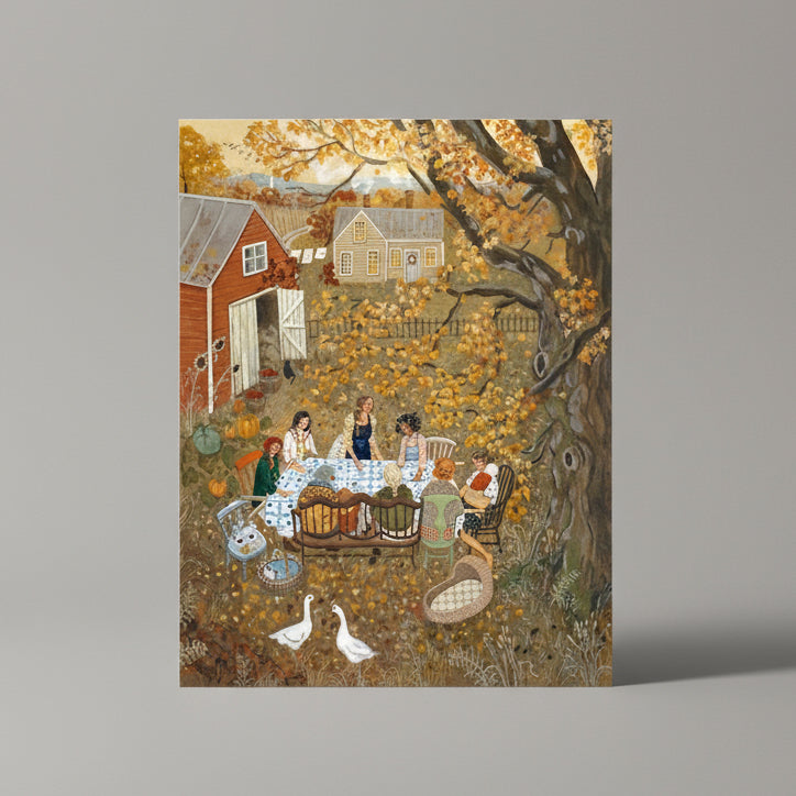 Loré Pemberton The Quilting Bee Greeting Card