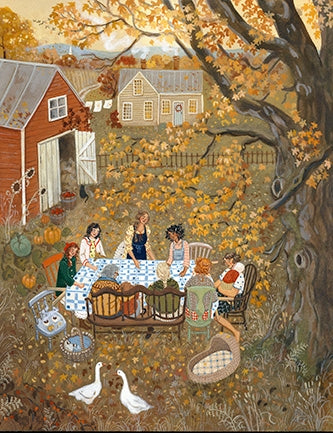 Loré Pemberton The Quilting Bee Greeting Card