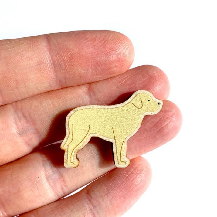 
                  
                    Tom Hardwick Labrador, Responsibly Sourced Birch Wood Pin
                  
                