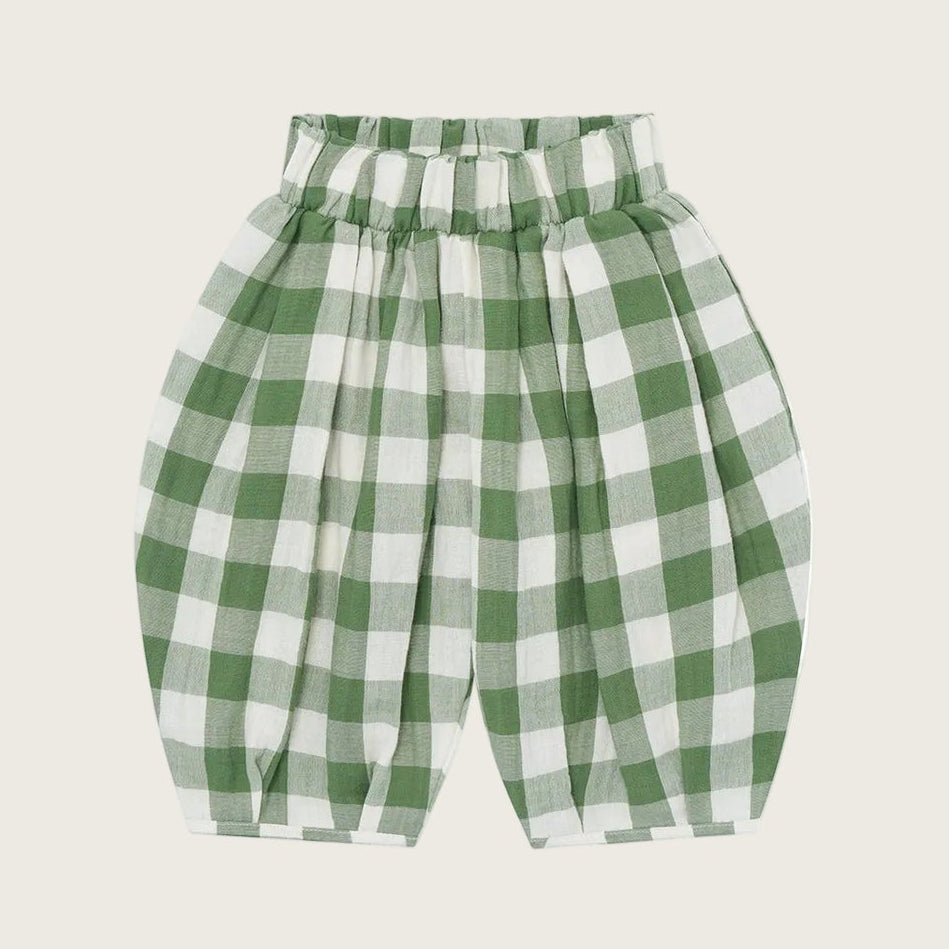 Organic Zoo Dill Gingham Resort Pants