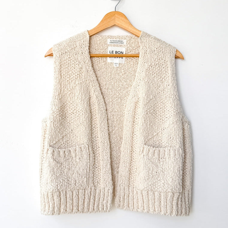 Le Bon Shoppe Women's Papa Cotton Vest - Naturel