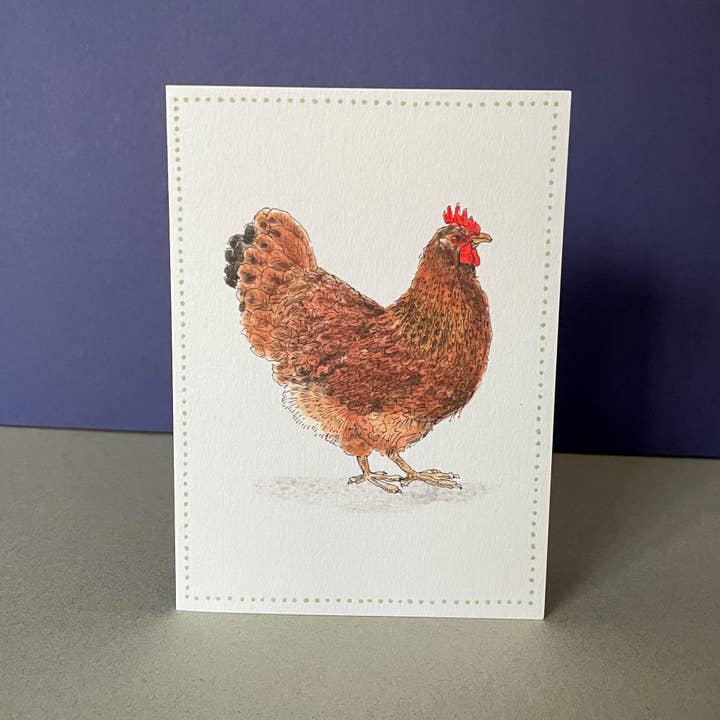 
                  
                    Brittany Davies Illustration Big Red Chicken Greeting Card
                  
                