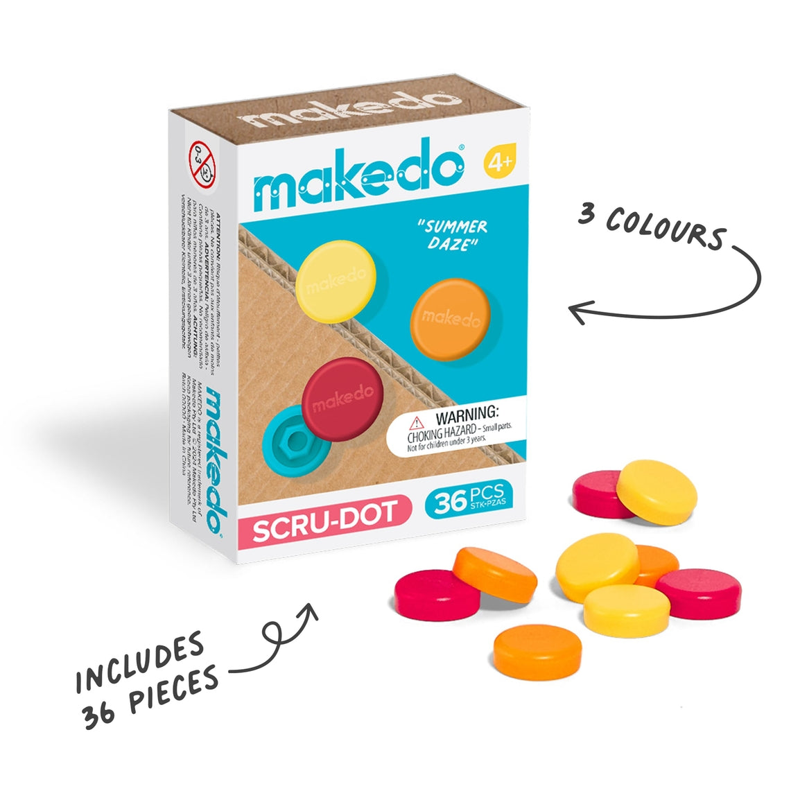 Makedo USA Scru-Dot | Summer Daze