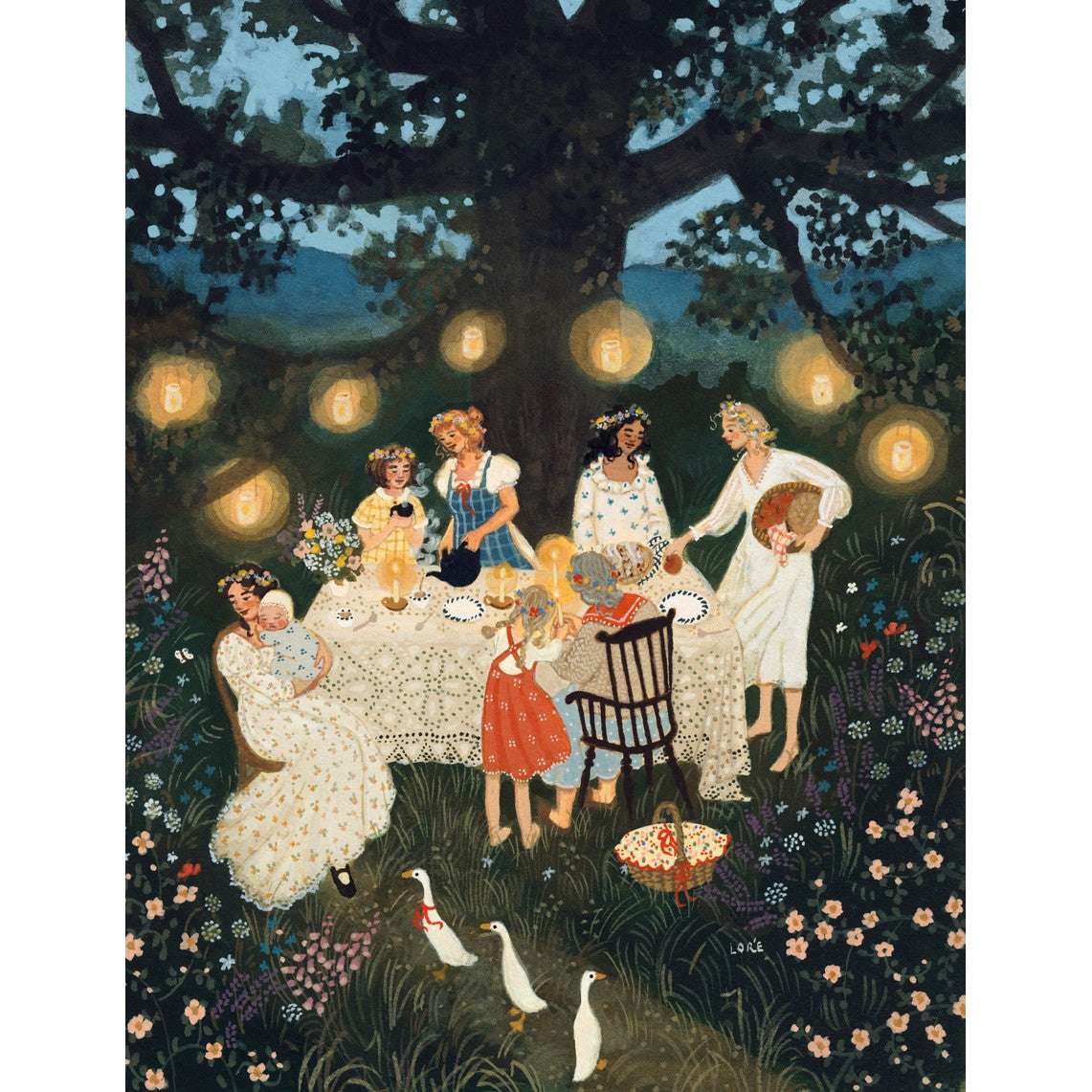 Loré Pemberton Midsummer Feast Art Print
