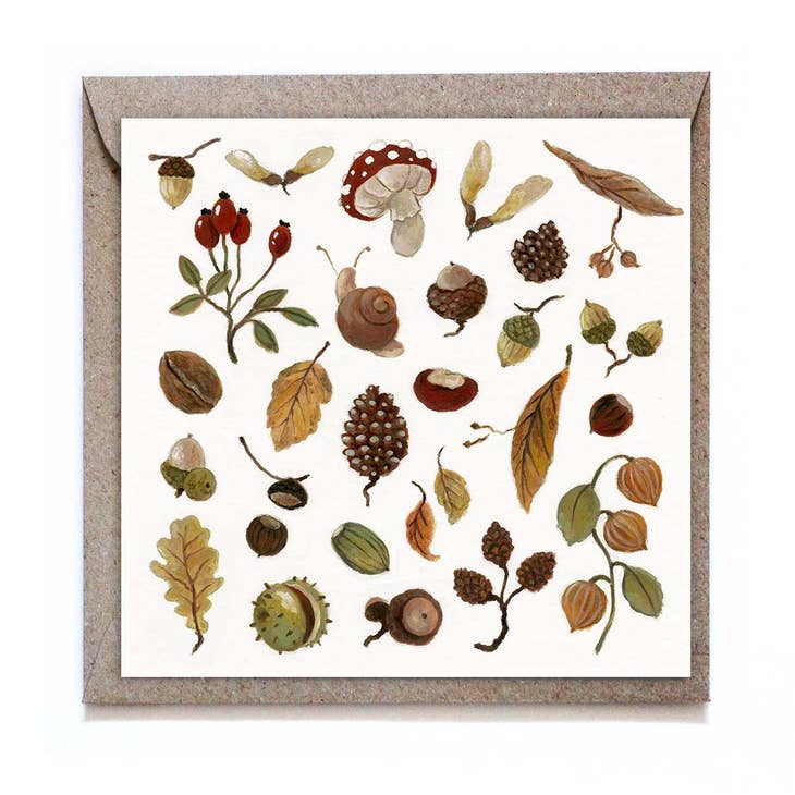 Studio Satsch Autumn Foraging Card