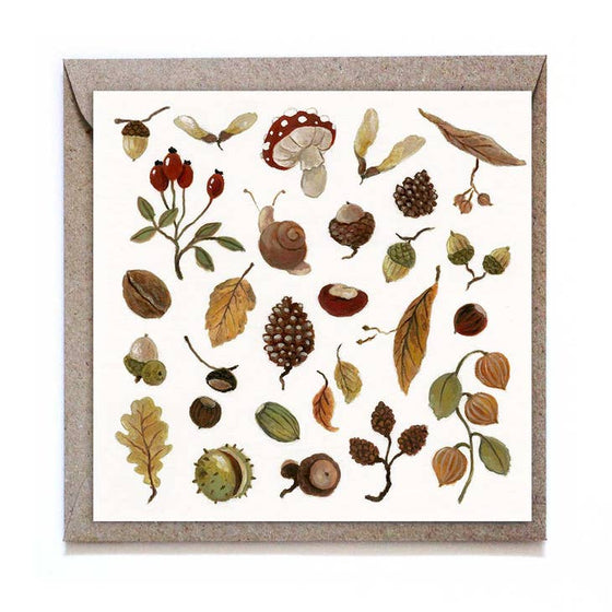 Studio Satsch Autumn Foraging Card