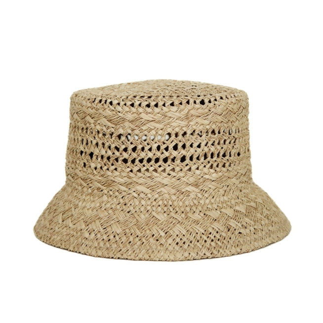 Augustine Hat Co. Women's Capri Raffia Bucket Hat
