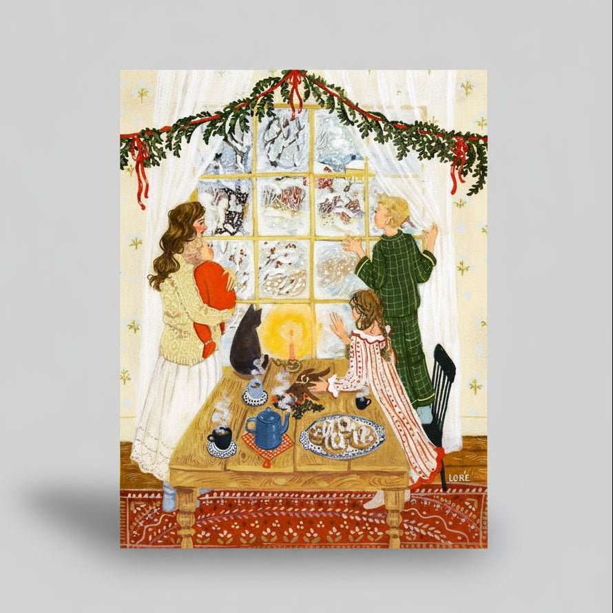 Loré Pemberton First Snow Greeting Card