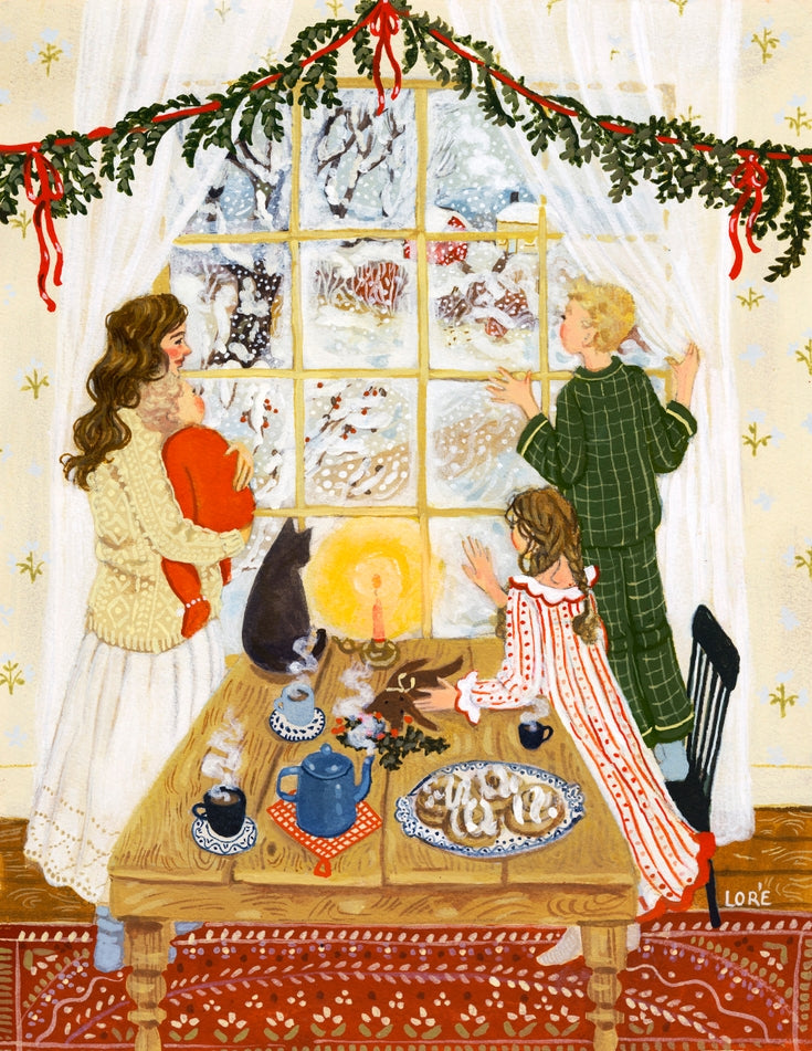 Loré Pemberton First Snow Greeting Card