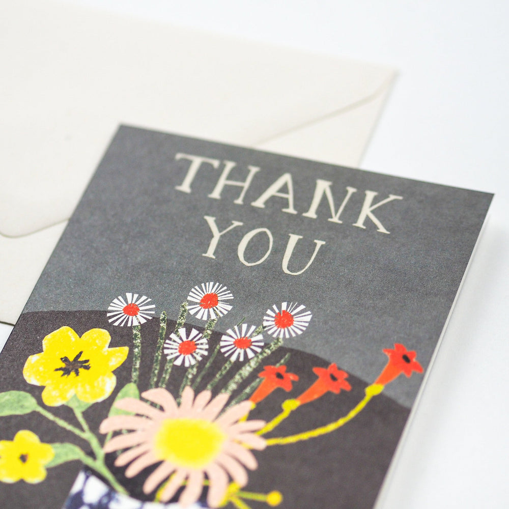 Hadley Paper Goods Floral Thank You Card