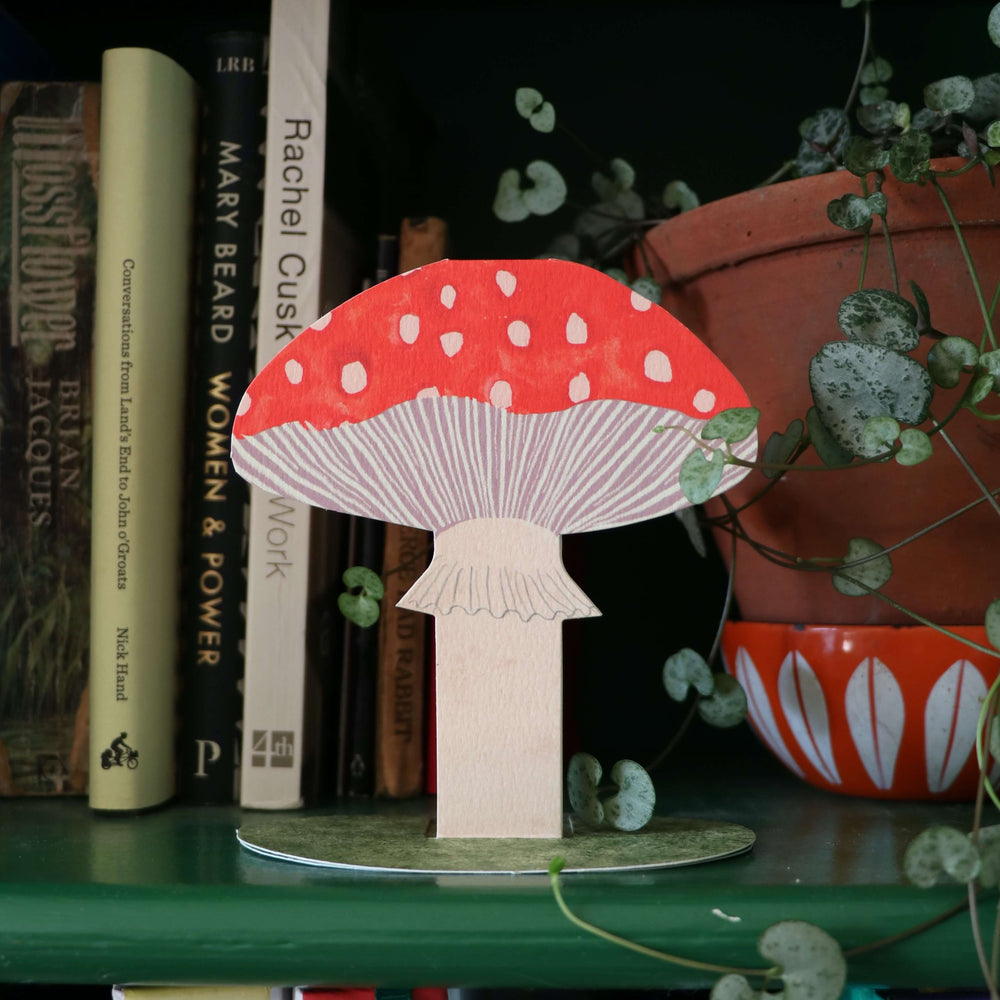 
                  
                    Hadley Paper Goods Fly Agaric Toadstool Stand Up Card
                  
                