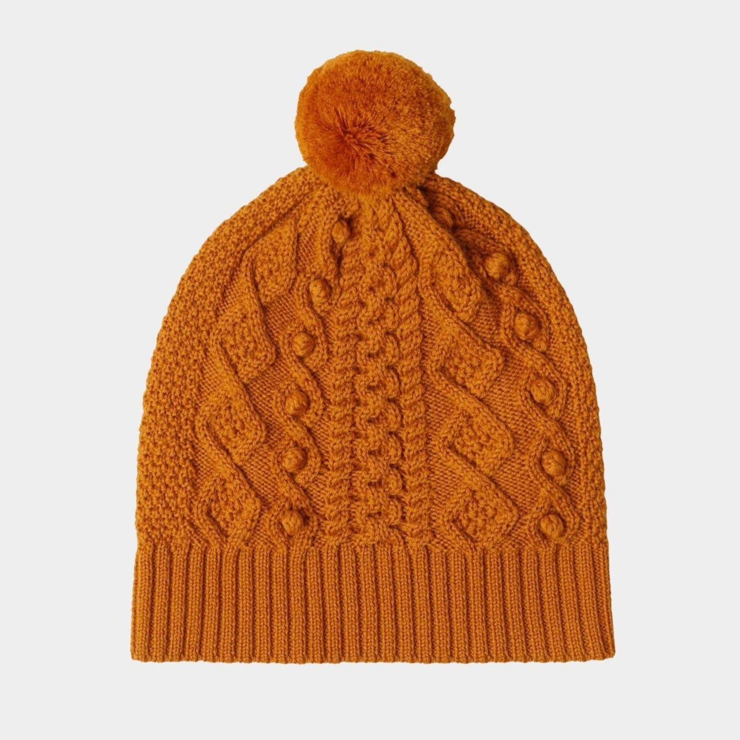 FUB Aran Hat - Burnt Amber