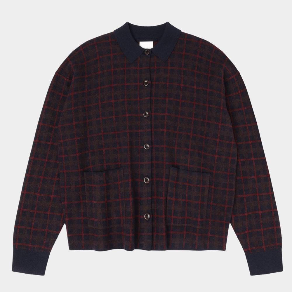 FUB Women's Felted Jacket - Check