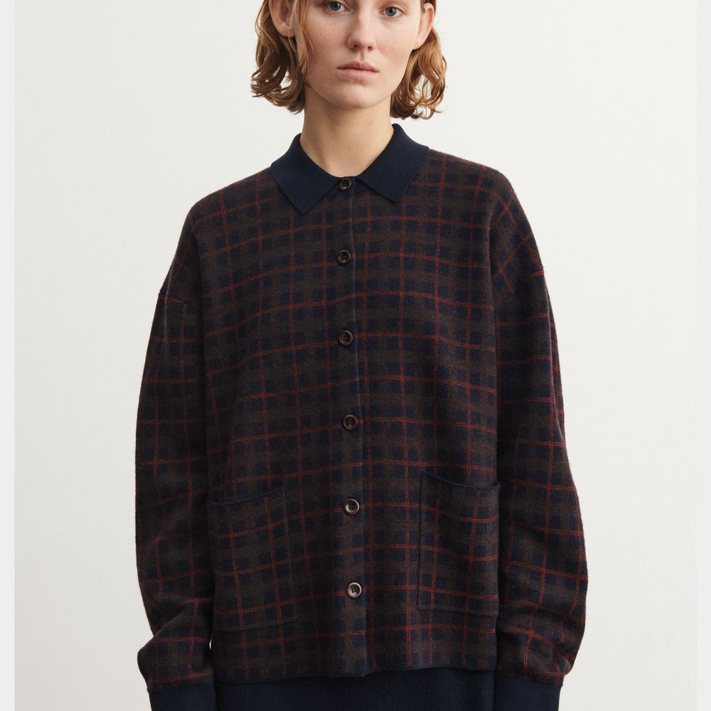 FUB Women's Felted Jacket - Check