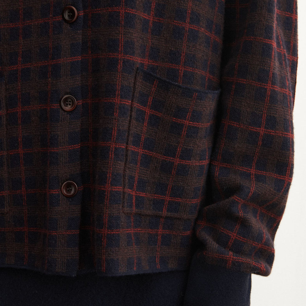 
                  
                    FUB Women's Felted Jacket - Check
                  
                