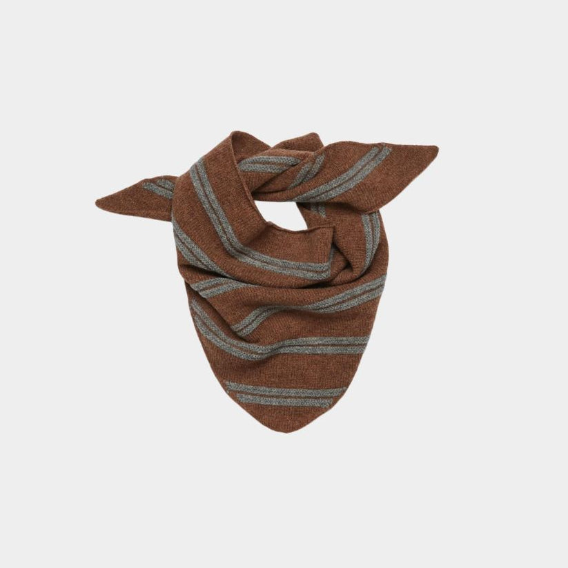 FUB Women's Lambswool Bandana - Hazel Melange / Steel
