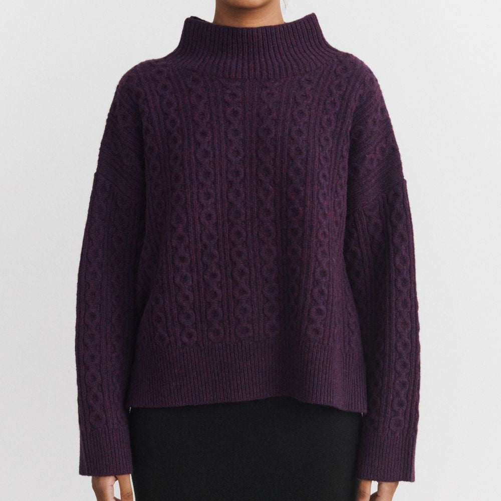 FUB Lambswool Sweater - Violet