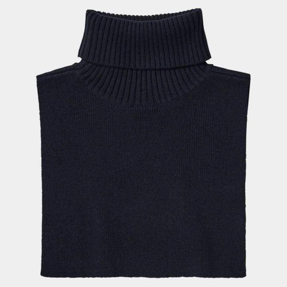 FUB Women's Merino Neckwarmer - Dark Navy