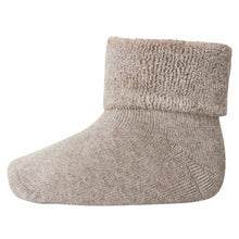  MP Denmark Cotton Terry Ankle Socks - Light Brown Mel