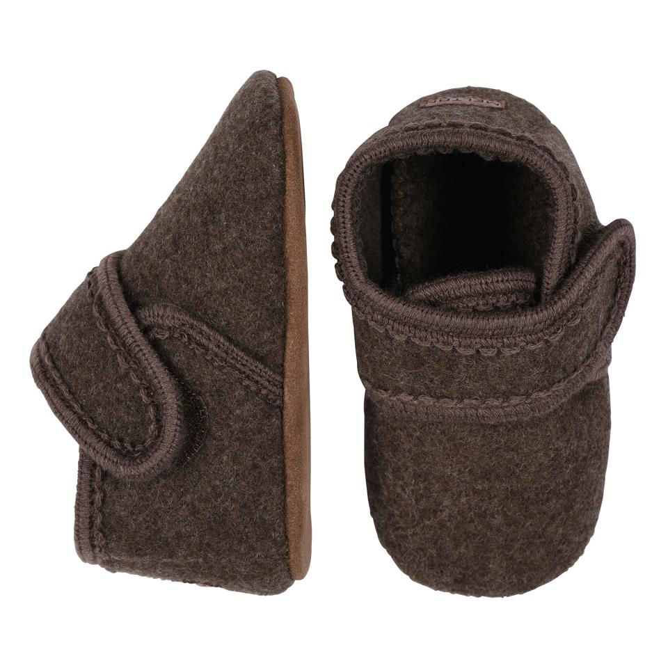 
                      
                        MELTON Wool Velcro Slippers - Denver Melange
                      
                    