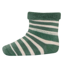  MP Denmark Stripe Cotton Terry Ankle Socks - Myrtle