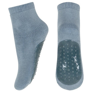 MP Denmark Cotton Slipper Socks - Dusty Blue