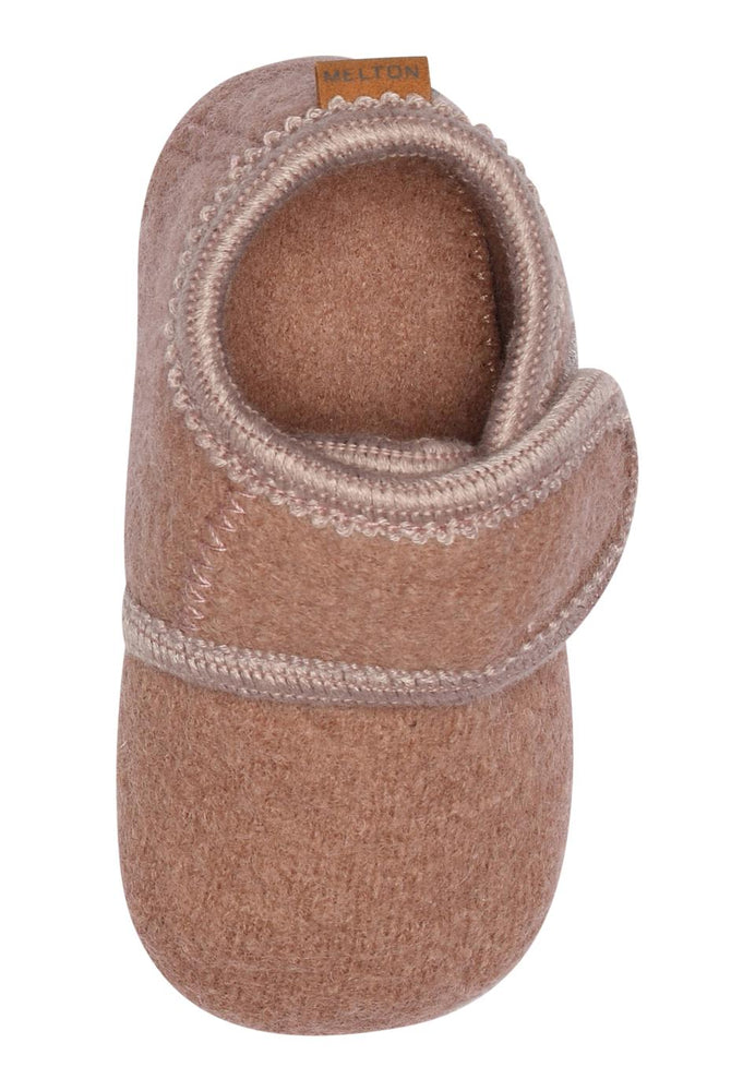 
                      
                        MELTON Wool Velcro Slippers - Fawn
                      
                    