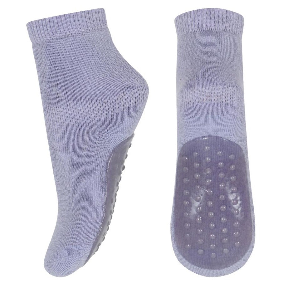 MP Denmark Cotton Slipper Socks - Lavender Sky