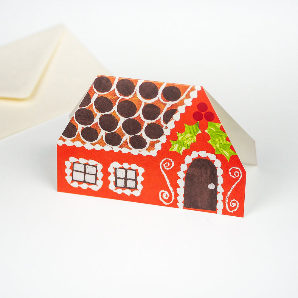 Hadley Paper Goods Gingerbread House Card