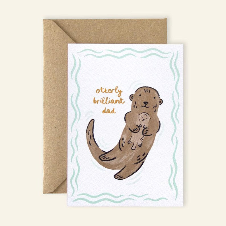 Little Em Emma Alvit Otterly Brilliant Dad Card
