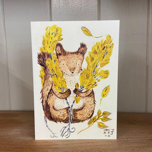 Aspen Squirrel Card
