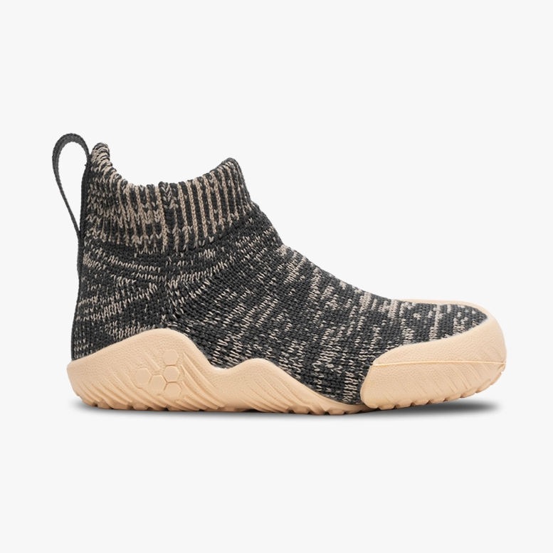 Vivobarefoot Toddlers Pluma Knit - Woodland Grey