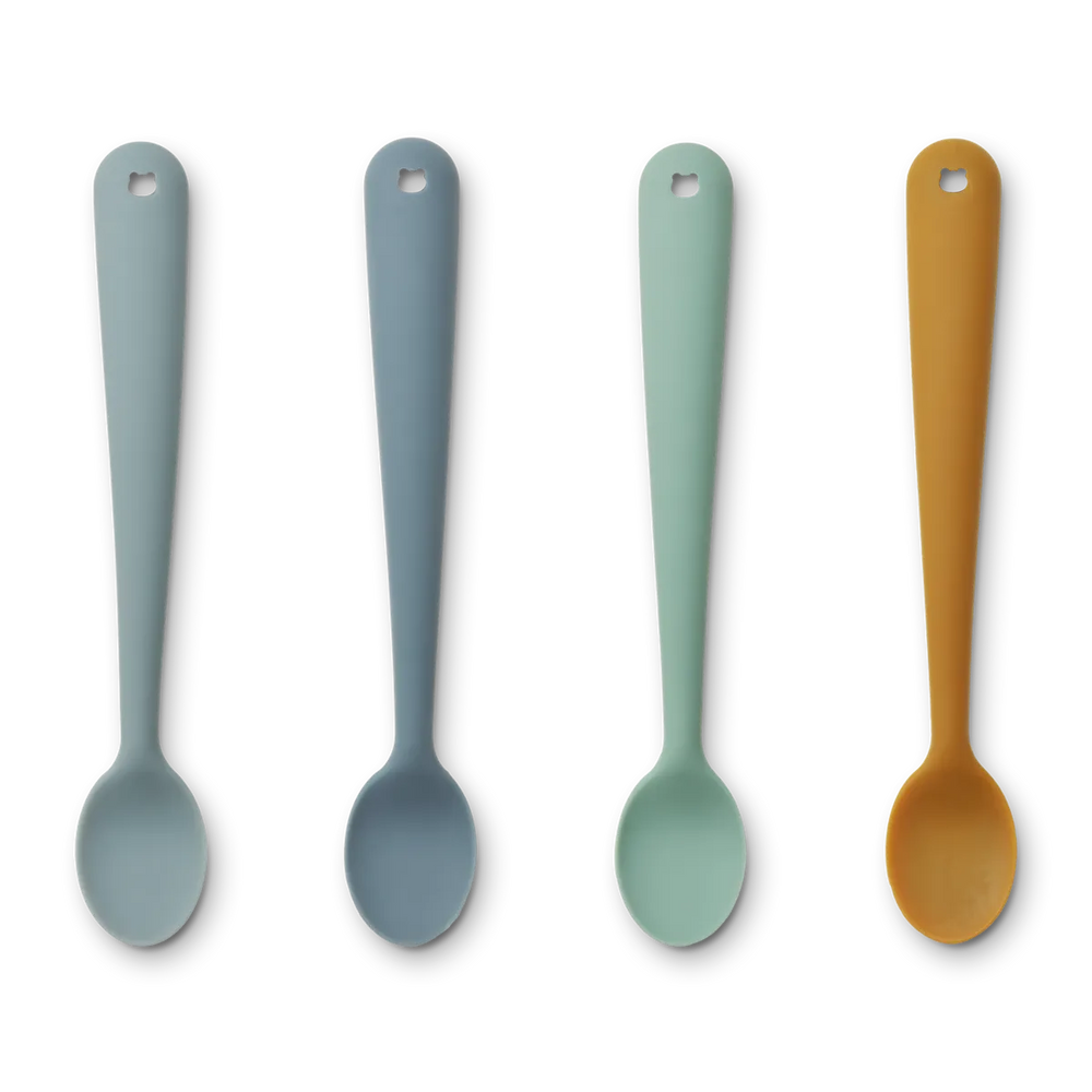 Siv Silicone Baby Feeding Spoons | 4-Pack