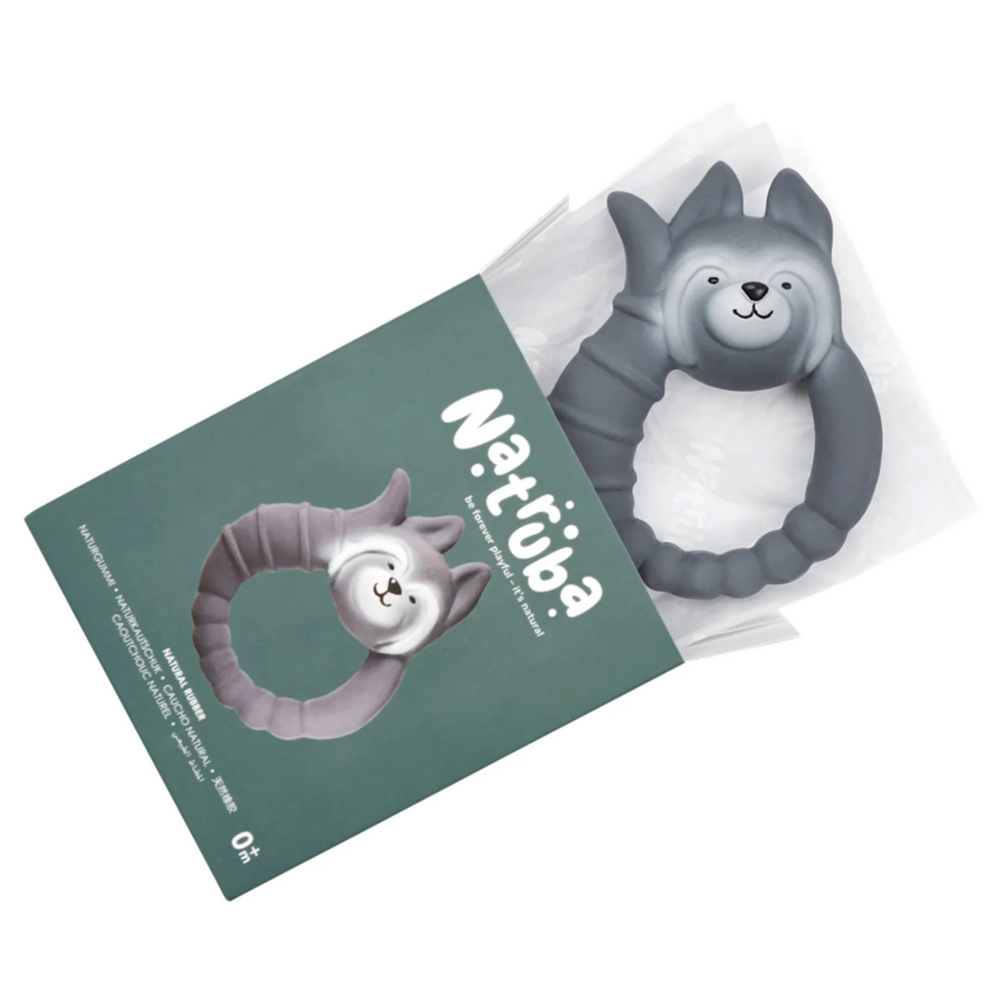 
                  
                    Natruba Teether Raccoon - Grey
                  
                