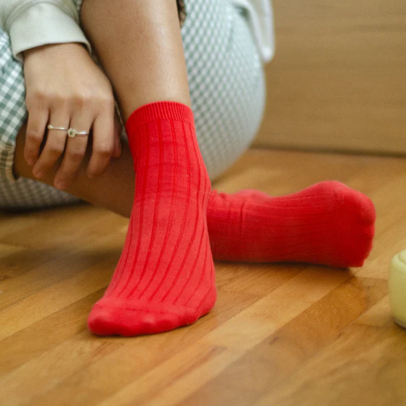 
                      
                        Le Bon Shoppe Women's Her Socks - Classic Red
                      
                    