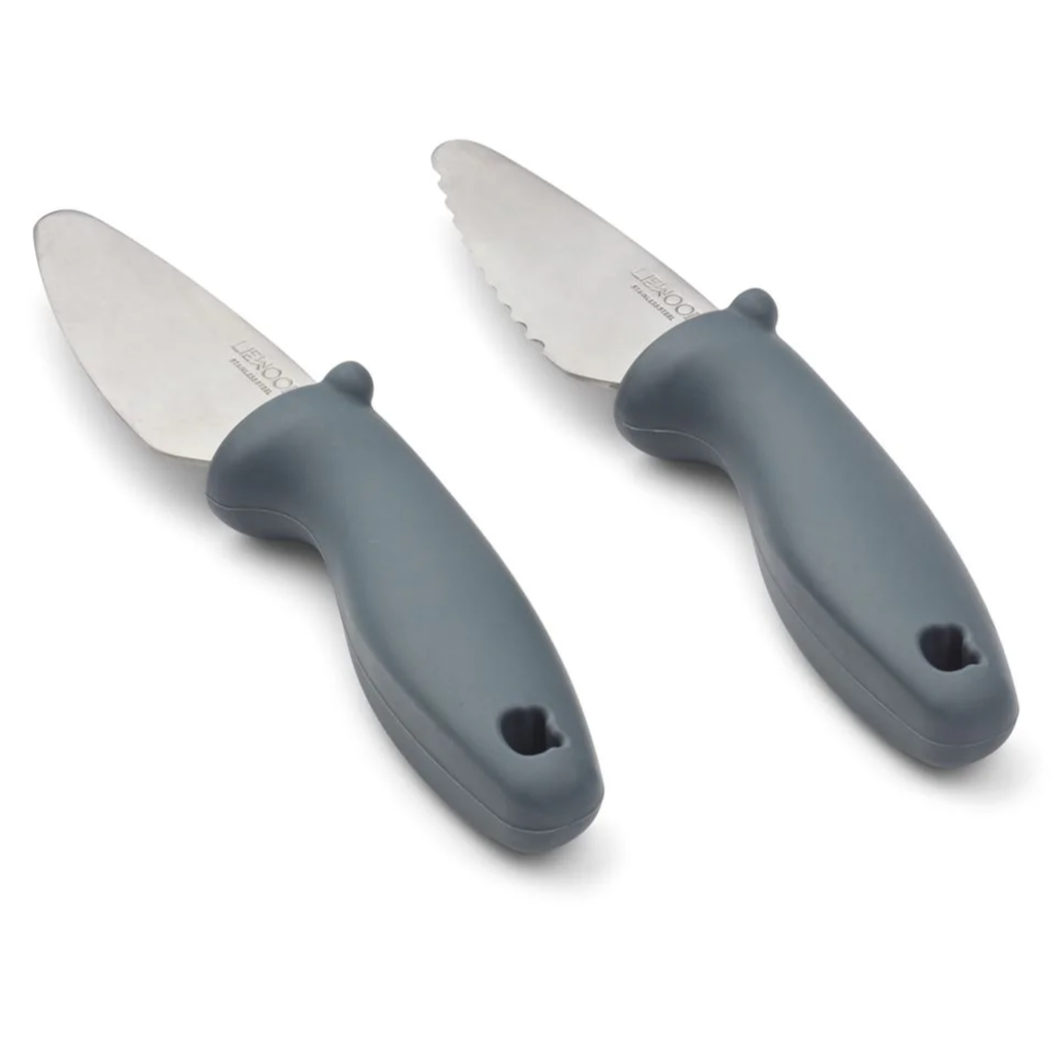 Liewood Perry Cutting Knife Set - Whale Blue