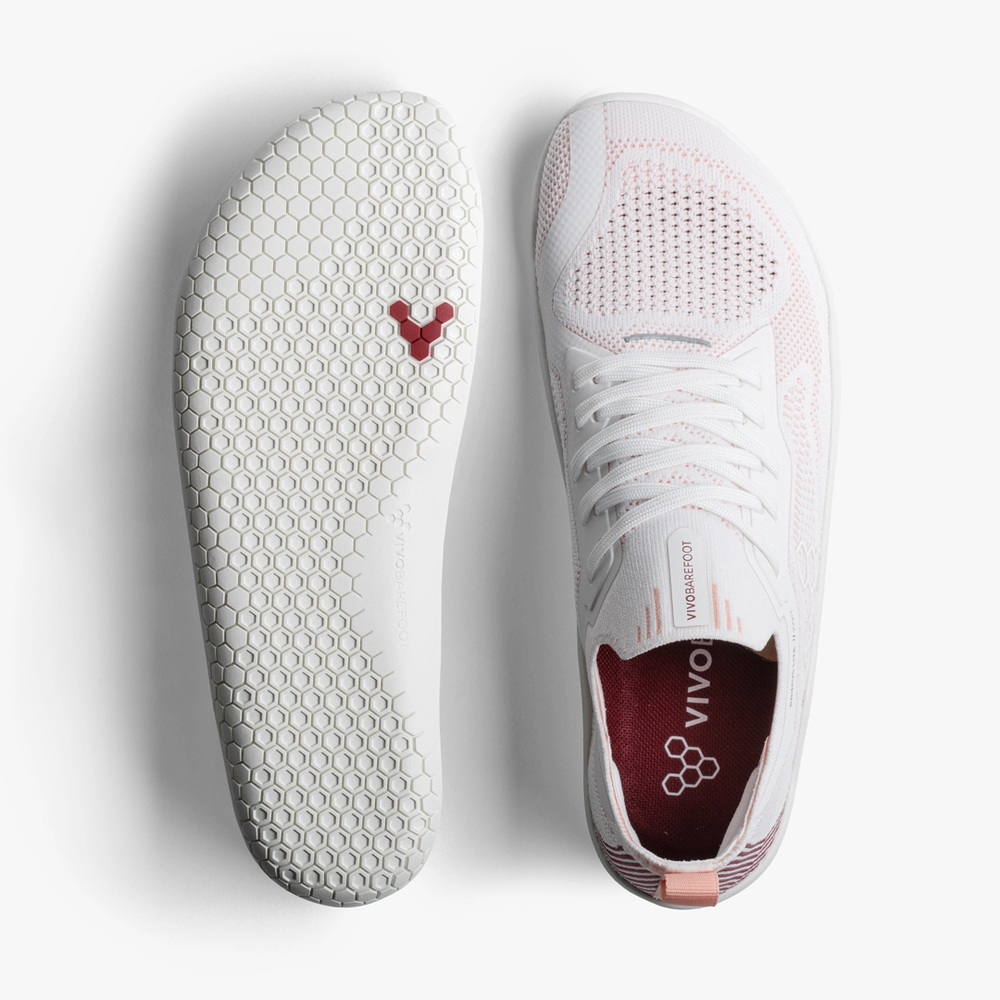 
                      
                        Vivobarefoot Vivo Barefoot Women's Primus Lite Knit - White/Peach Melba
                      
                    