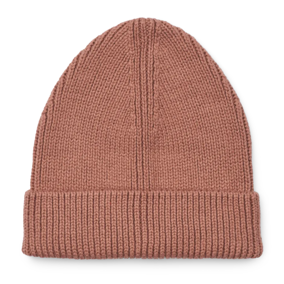 
                  
                    Liewood Ezra Cotton Beanie Hat - Dark Rosetta
                  
                