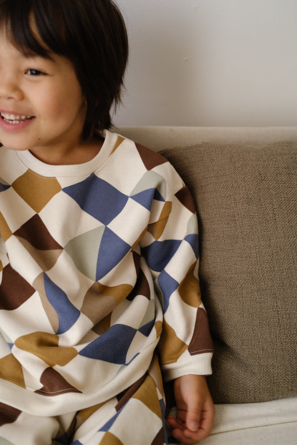 
                  
                    Organic Zoo Kite Patchwork Sweatshirt
                  
                