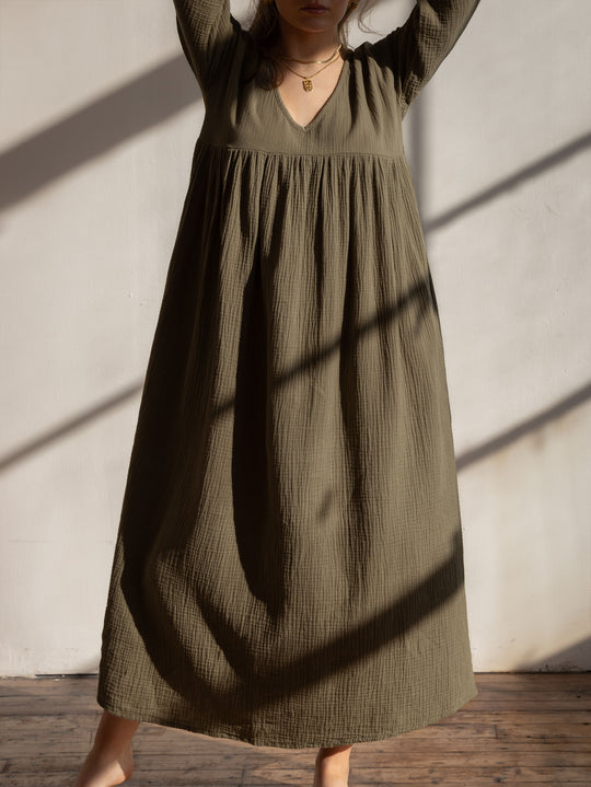 The Simple Folk Women's The Meadow Dress - Olive