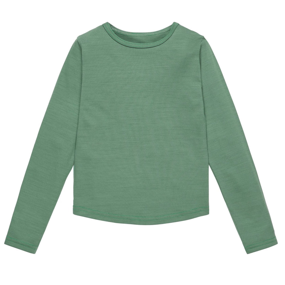 Smalls Merino Long Sleeve, Emerald Green