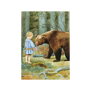 Elsa Beskow Postcard, Mother's Little Olle