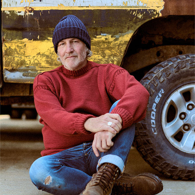 Le Tricoteur Knitted Beanie - Navy