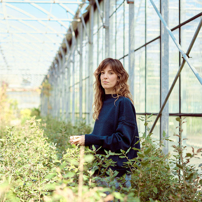 
                  
                    Le Tricoteur Adults Navy Cropped Guernsey Jumper
                  
                